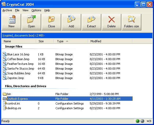 Screenshot of CryptoCrat 2005