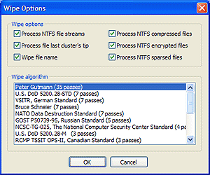 secure, files, deletion, deleting, wiping, shredding, shred, shredder, DoD, GOST, VSITR, Gutmann, list, wiping, algorihtms, schneier, nato, 5200